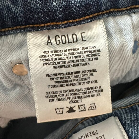 AGOLDE Sophie High Rise Skinny Crop in Style Hyper Sz 26 Denim Pants Medium Wash - Picture 13 of 14